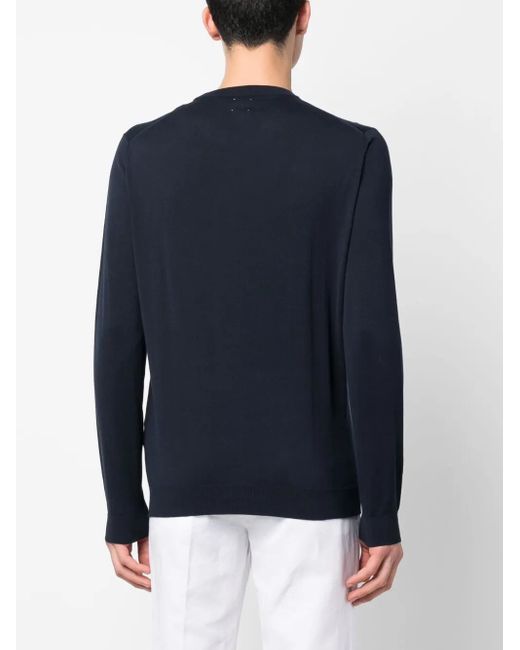 Maglione A Maniche Lunghe di Eleventy in Blue