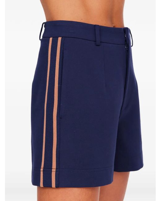 The Upside Blue Toledo Leon Striped Shorts
