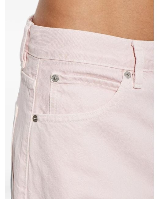 FRAME Pink The Bubble Jeans