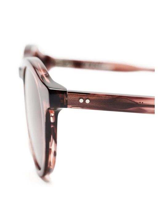 Sun Buddies Brown Zinedine Round-Frame Sunglasses
