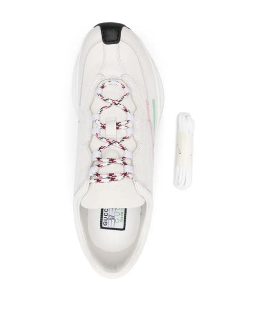 Gucci White Run Leather Sneaker