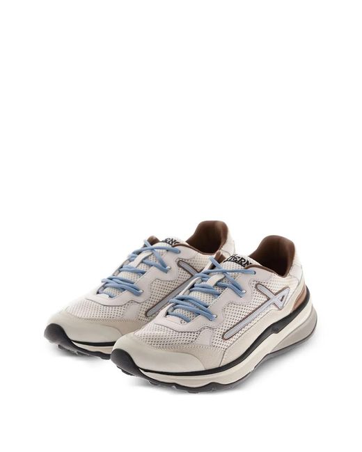 Herno White Maggiore Lace-Up Sneakers
