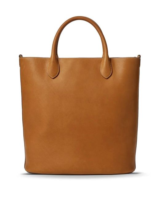 Shinola レザー トートバッグ Brown