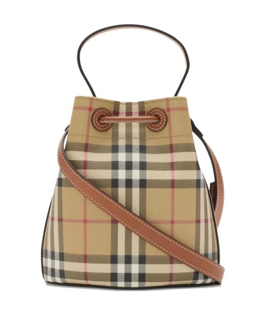 Burberry Metallic Mini Bucket Bag