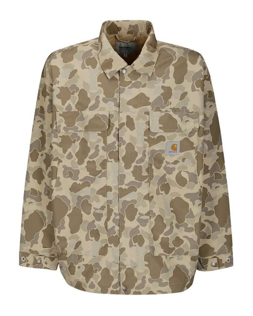 Carhartt Natural Duck Shirt Jacket for men