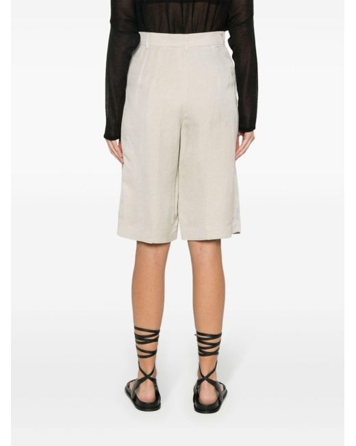 Pantalones cortos con pinzas Emporio Armani de color White