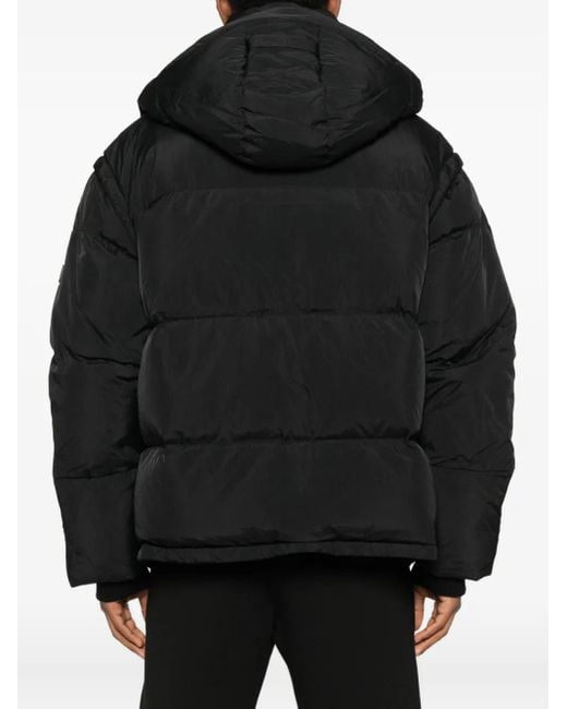 WRSTBHVR Black Dave V2 Puffer Jacket for men