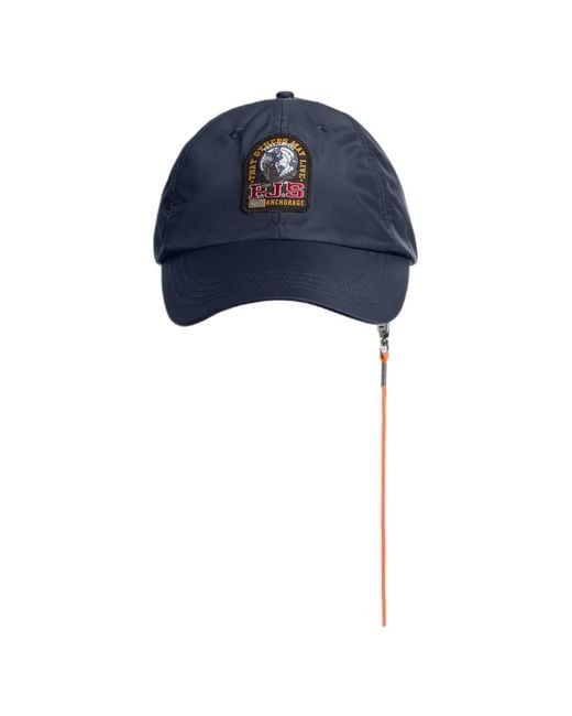 Parajumpers Blue Bravo Logo-Patch Baseball Cap