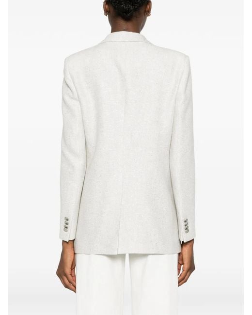 Tagliatore White Adrianne Button Jacket