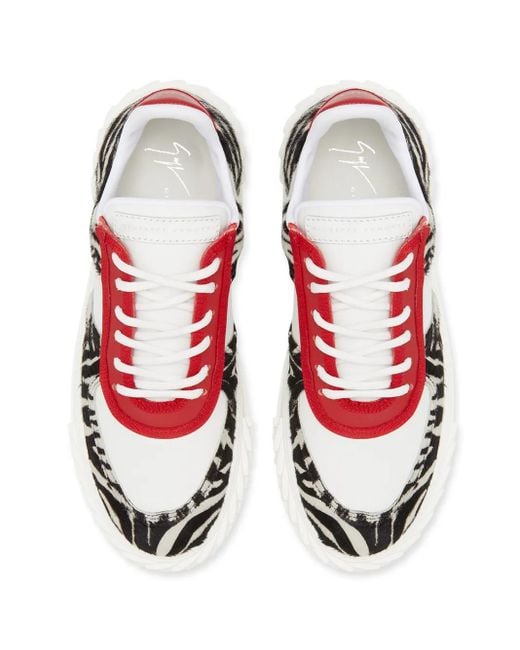 Giuseppe Zanotti White Blabber Sneakers
