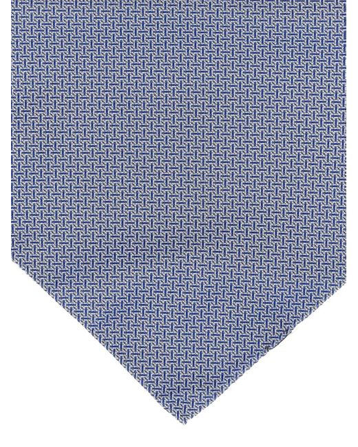 Pal Zileri Gray Patterned Handkerchief for men