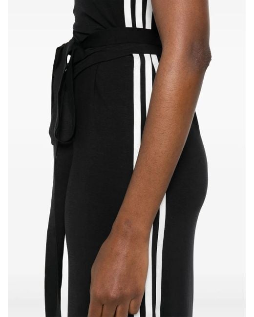 Y-3 Black Stripes Maxi Dress