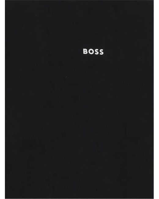 Boss Black Cotton Sweatshirt for men