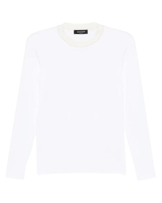 Fabiana Filippi White Jersey T-Shirt