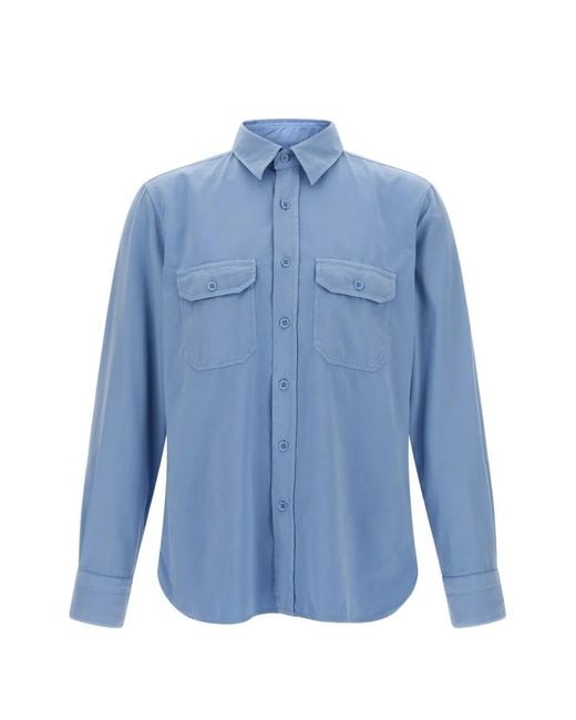 Tom Ford Blue Button-Up Shirt for men