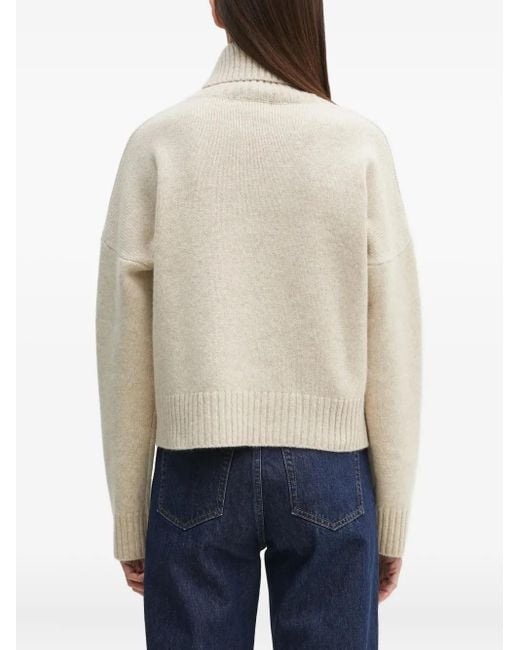 Pull À Col Roulé Sporty & Rich en coloris White