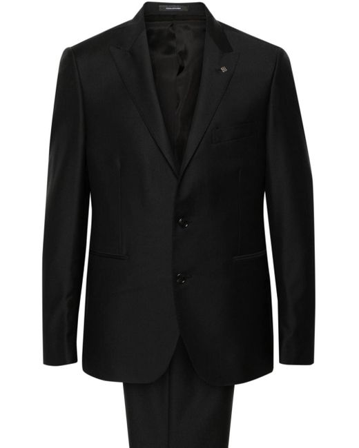 Costume en laine vierge Tagliatore pour homme en coloris Black