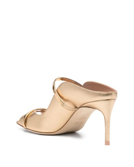 Malone Souliers Natural Noah Strap-Detail Sandals
