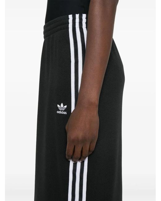Adidas Geribbelde Kokerrok in het Black