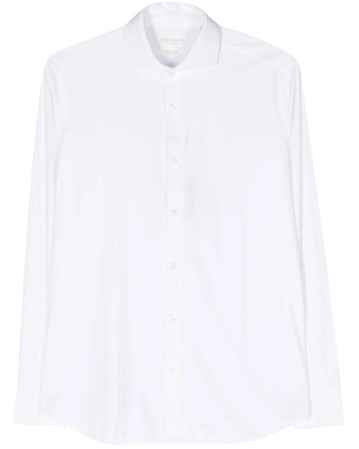 メンズ Dell'Oglio クラシックカラー シャツ White