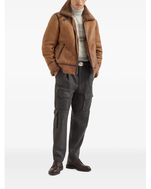 Brunello Cucinelli Brown Jacket for men