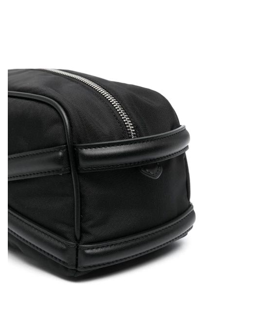 Alexander McQueen Black Leather Beauty-Case for men
