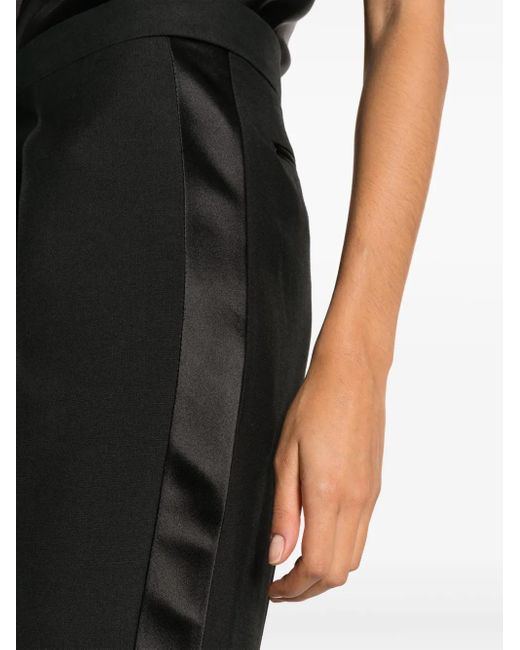 Pantalon De Costume En Soie Mélangée Tom Ford en coloris Black