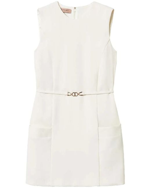 Twinset ベルテッド トップ White