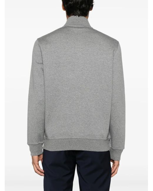 Brunello Cucinelli Gray Mélange-Effect Sweatshirt for men