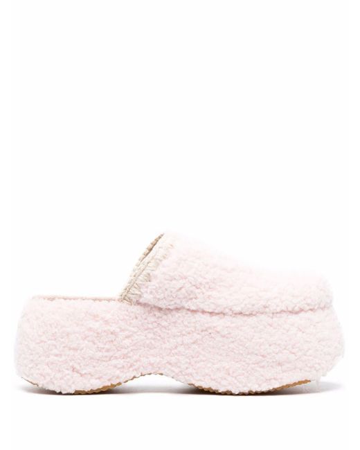 red puma slippers