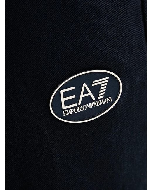 EA7 Broek Met Logopatch in het Black voor heren