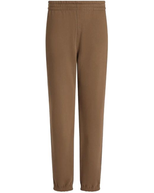 Pantalones de chándal con logo en relieve Dolce & Gabbana de hombre de color Brown