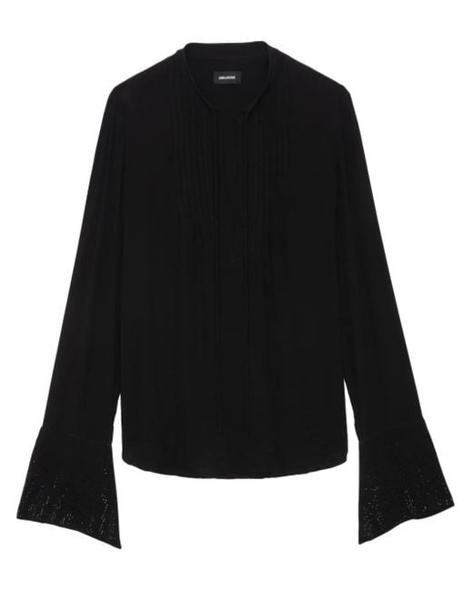 Zadig & Voltaire Black Taika Blouse