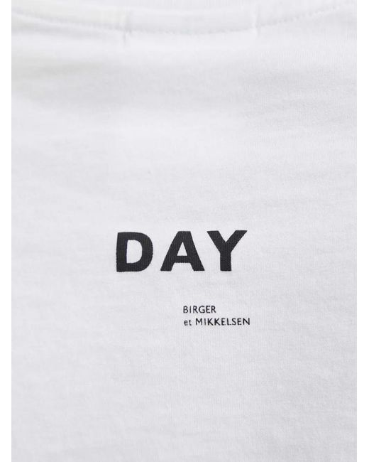 Day Birger et Mikkelsen White Parry Short-Sleeved T-Shirt