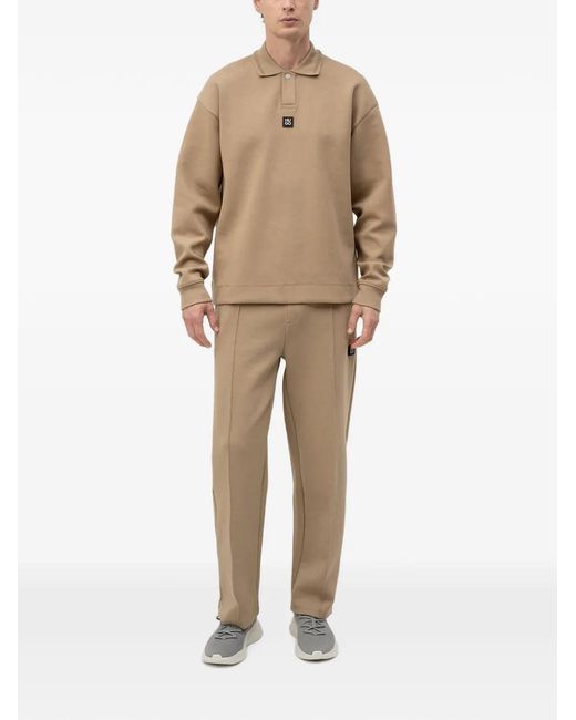 HUGO Natural Logo-Patch Track Pants for men