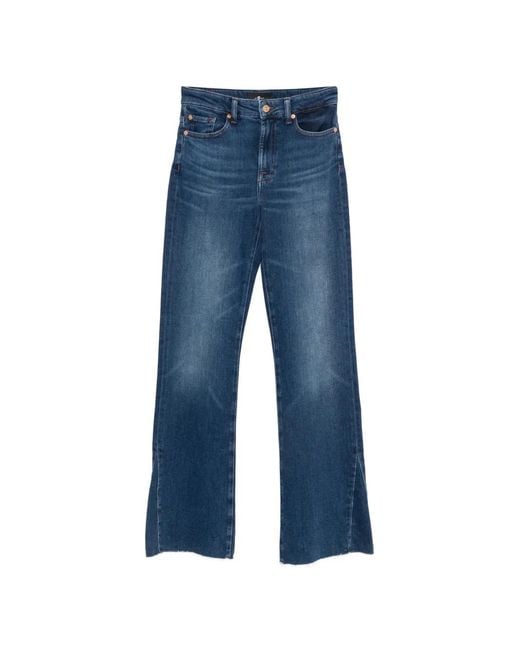 Seven7 Flared Jeans in het Blue