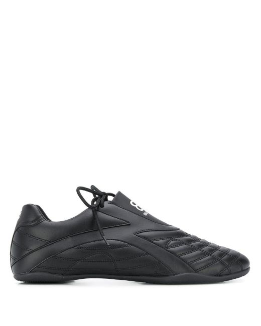 faux leather trainers mens