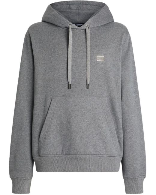Dolce & Gabbana メンズ グレー ロゴ パーカー 【公式通販】