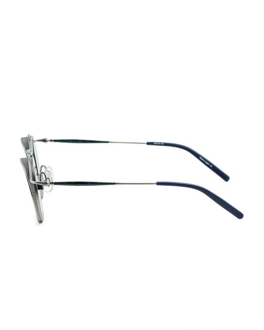 Matsuda Blue Round-Frame Sunglasses