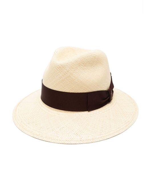 Borsalino Natural Amedeo Straw Panama Hat