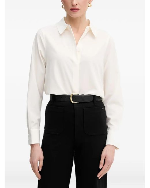 DKNY White Buttoned Shirt