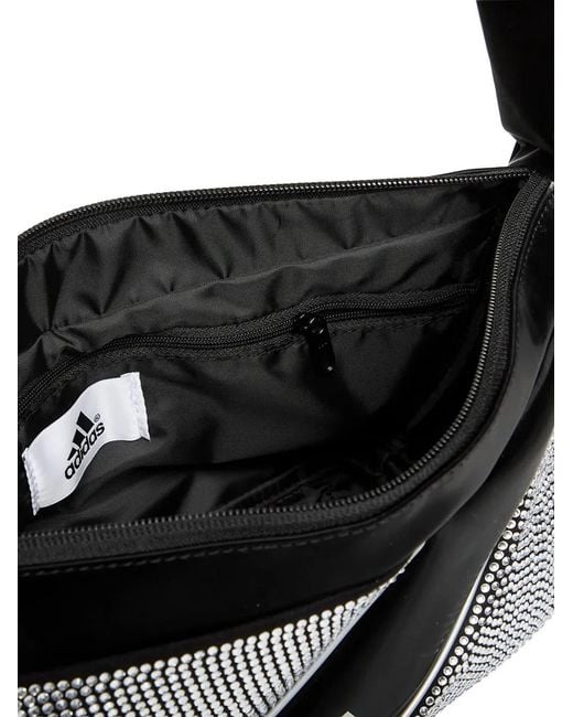 Adidas Black Small Rhinestone Tote Bag