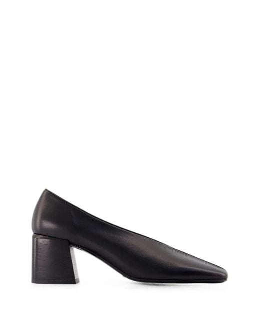 CAREL PARIS Black Aurora Square-Toe Pumps