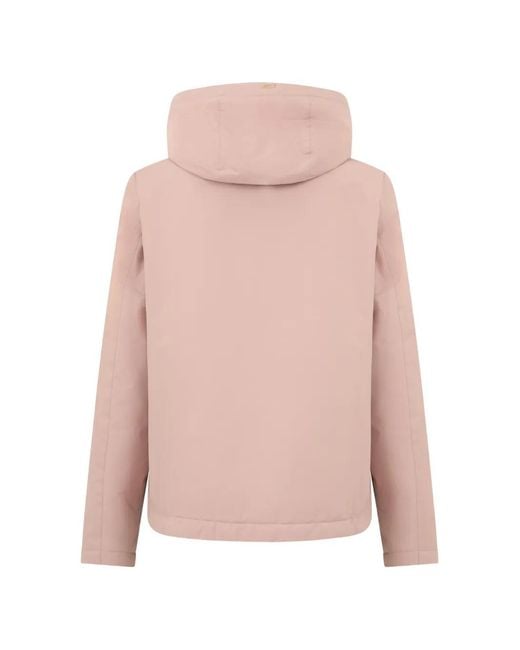 Herno Pink Hooded Padded Jacket