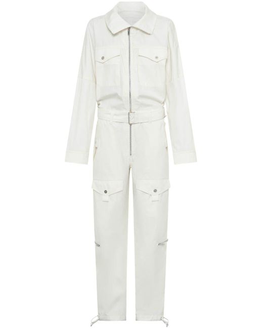 Dion Lee High neck Straight leg Jumpsuit in White Lyst UK