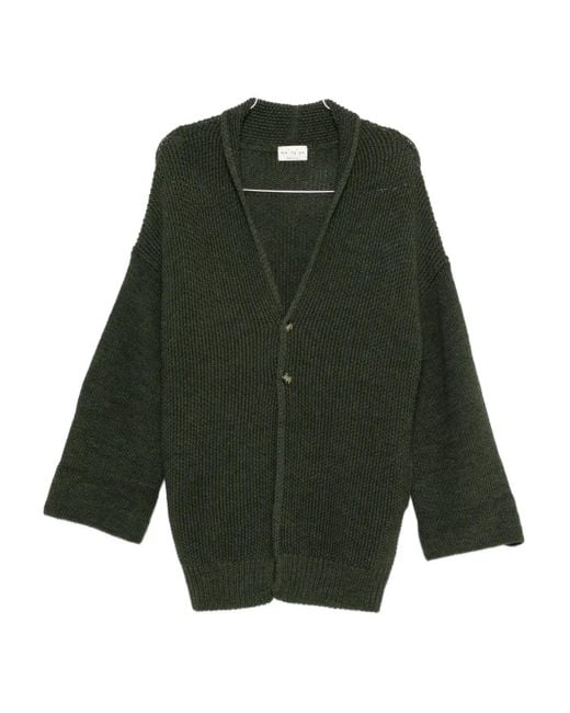 Ma'ry'ya Buttoned Cardigan Green