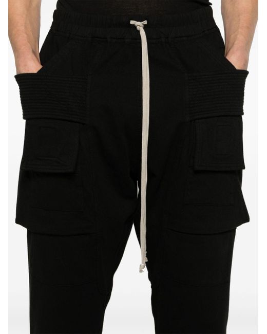 Pantalones de chándal Creatch capri Rick Owens de hombre de color Black