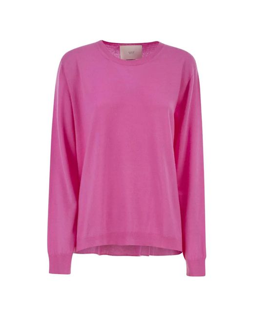 Pull En Cachemire Vanisé en coloris Pink