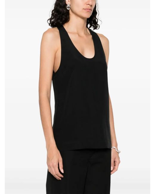 Totême  Black Jersey Tank Top