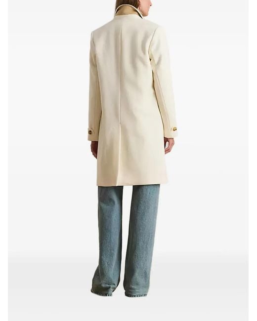 Ralph Lauren Natural Buttoned Coat